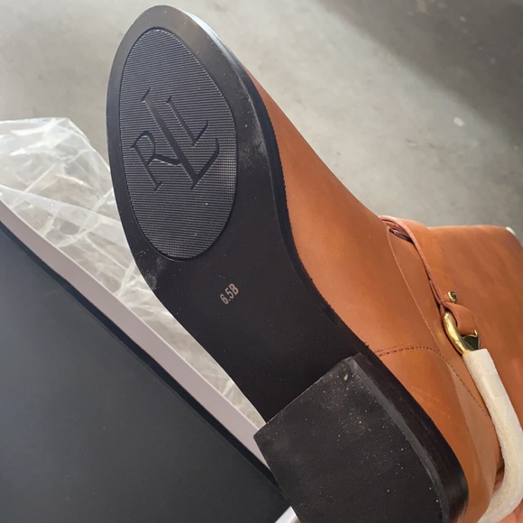 Ralph Lauren Riding tall boots brown new - Picture 5 of 6